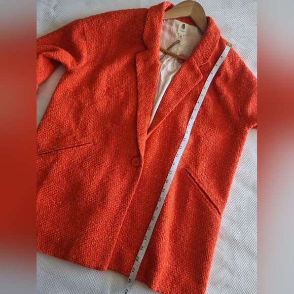 Anthropologie Flawless twill button front blazer jacket - Picture 6 of 9